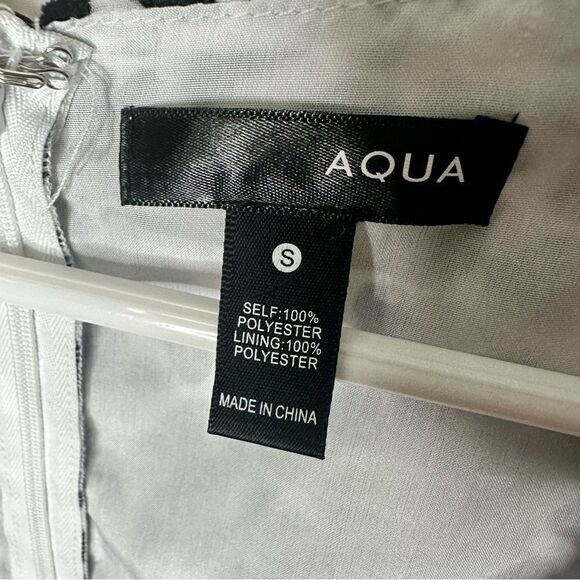 Aqua small blue & black dress - Picture 5 of 6